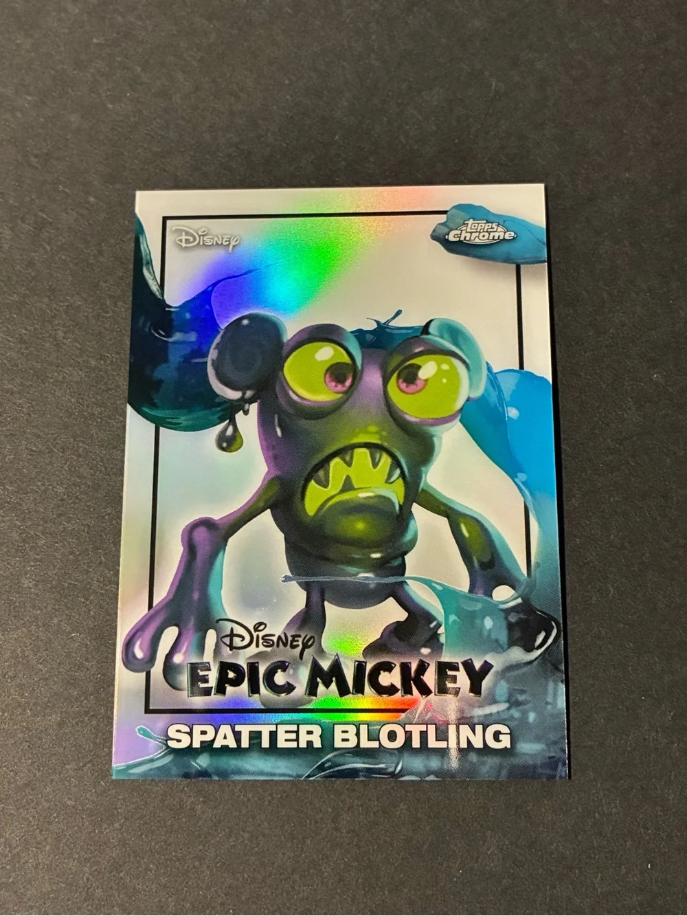 2026 Disney Topps Chrome Disney Epic Mickey Insert Set of 4 Cards